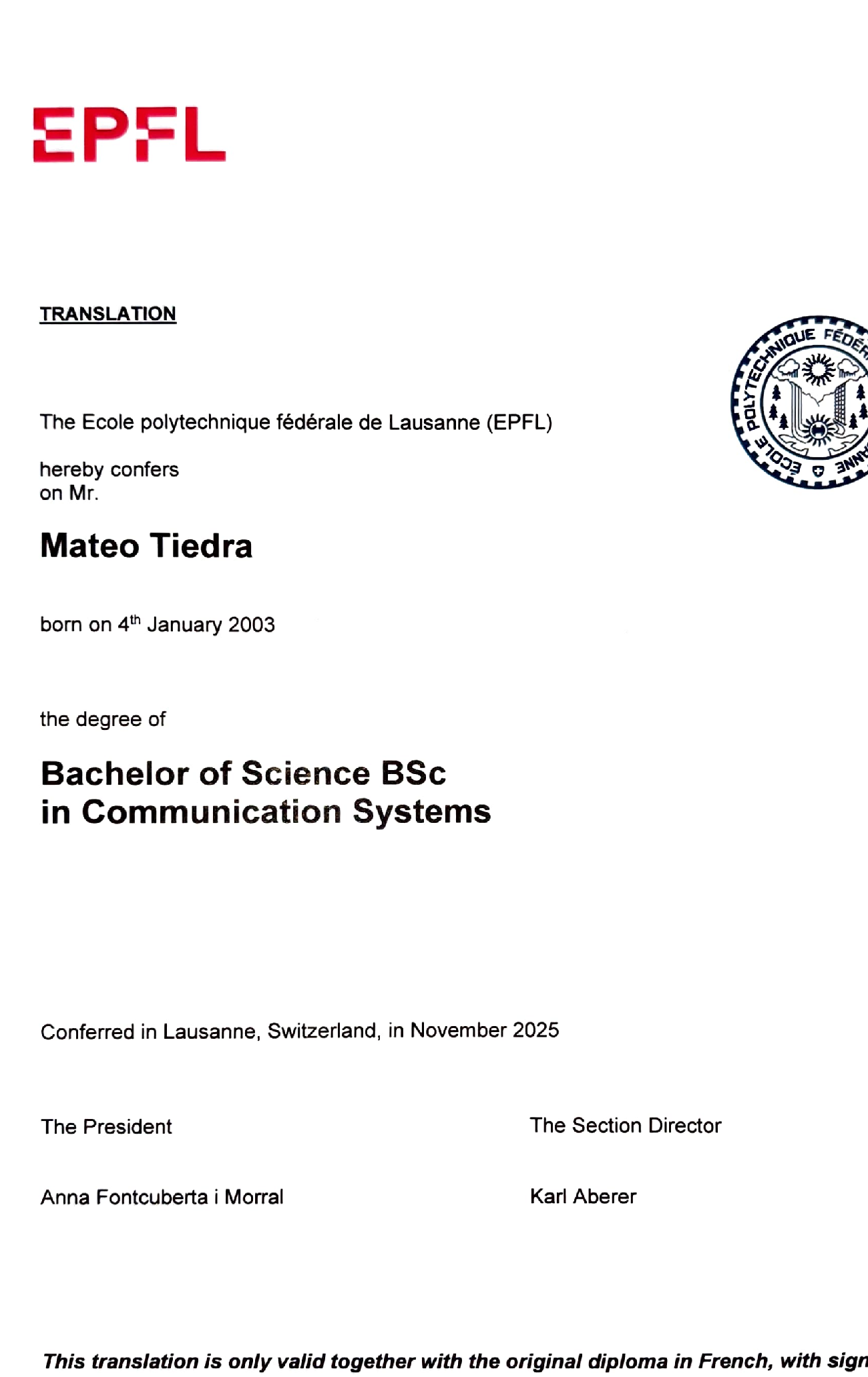 Communication Systems